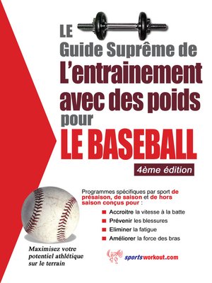 cover image of Le guide suprême de l'entrainement avec des poids pour le baseball